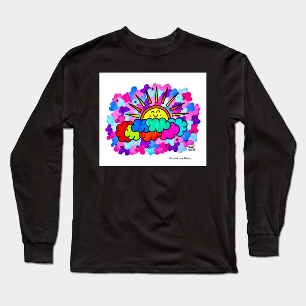 Sunrise Long Sleeve T-Shirt by Lava Lamp Bebop